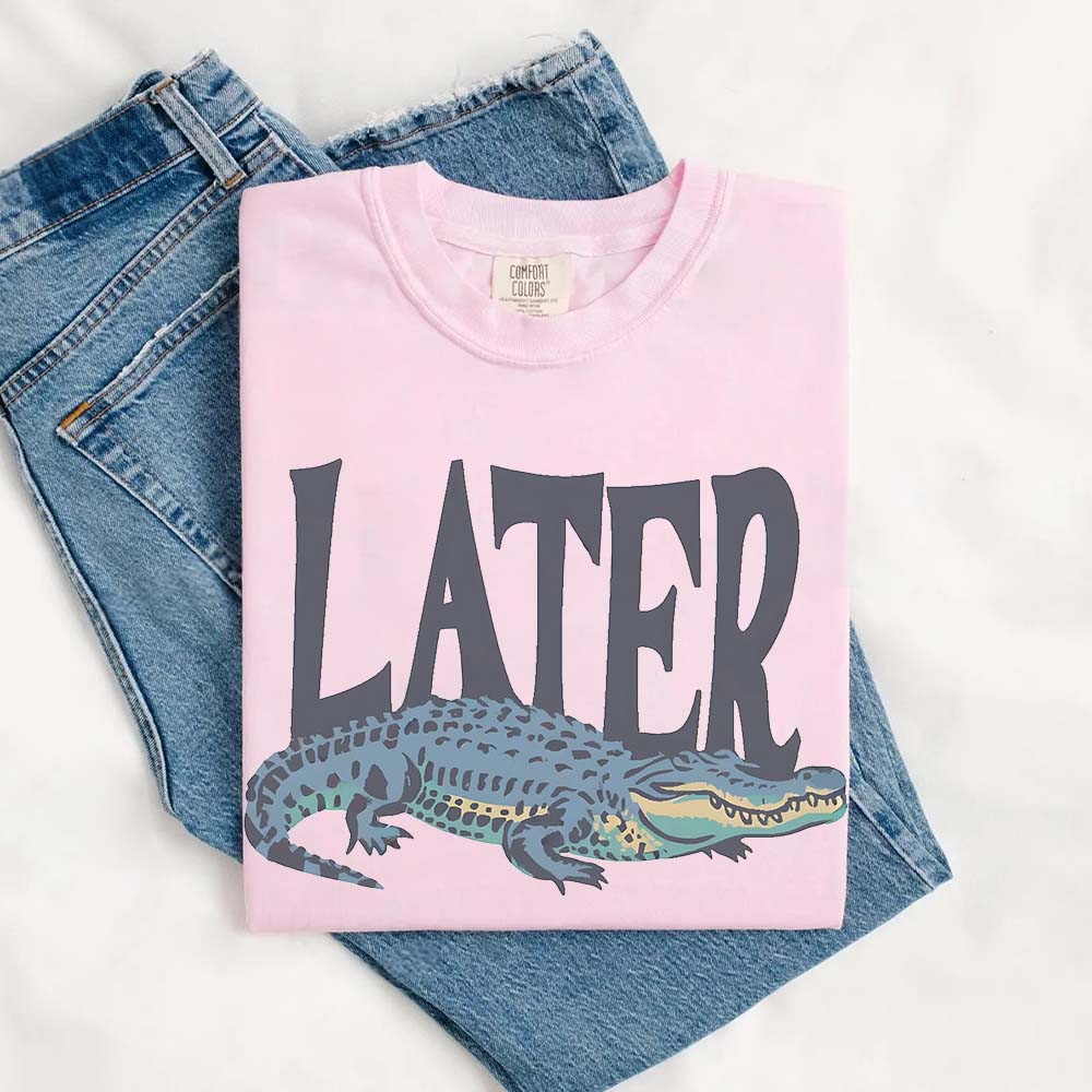Comfort Colors Later Gator Vintage 90s T-Shirt