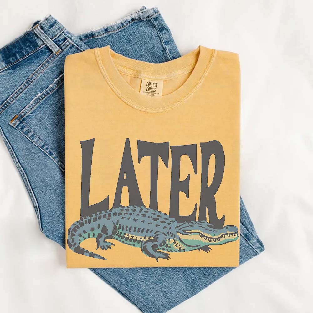 Comfort Colors Later Gator Vintage 90s T-Shirt
